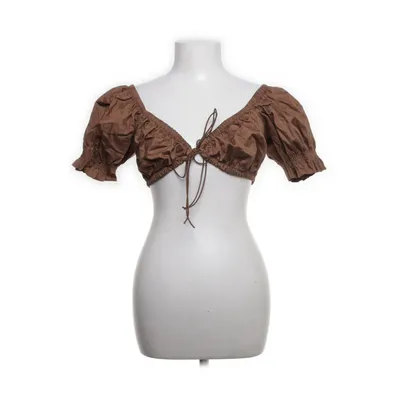 Crop top (Bruin) van Chiquelle Katoen