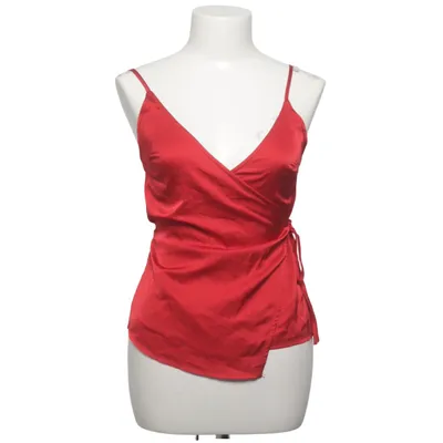 Wrap top (Red) from Linn Ahlborg x NA-KD Elastane, Polyester