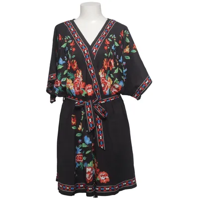 Jurk (Zwart, Meerkleurig) van Emery Rose Elastaan, Polyester