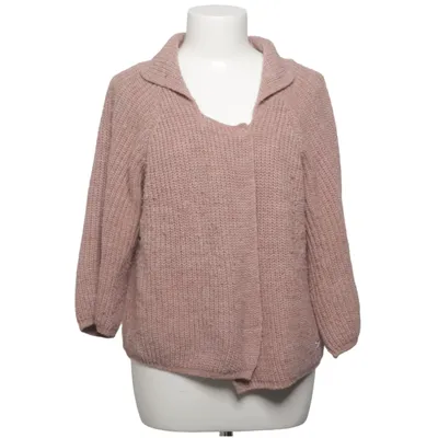 Cardigan (Rose) de Anna Justper Acrylique, Laine d'alpaga, Viscose