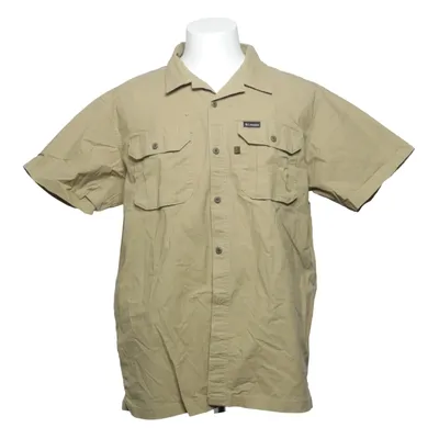 Chemise à manches courtes (Beige) de Columbia Coton, Élasthane, Polyester