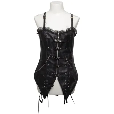 Korsett (Schwarz) Elasthan, Polyester