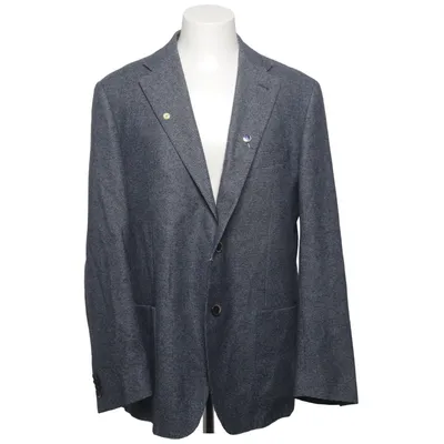 Blazer (Bleu, Gris) de Corneliani Viscose, Laine