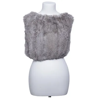 Tubhalsduk (Grå) från By Malina Collection Kaninpäls