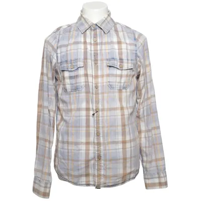 Flannel shirt (Blue, Brown, White) from Indigo Jeanscode Cotton