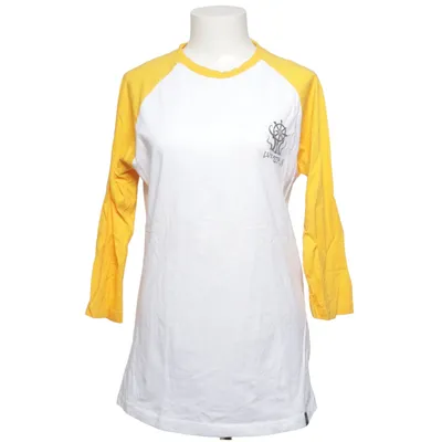 Honkball T-shirt (Wit, Geel) van Unicorn Katoen