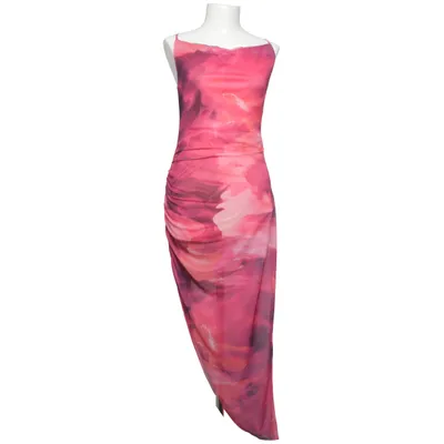 Maxi dress (Red, Pink, Multicolored) from Shein Elastane, Polyester