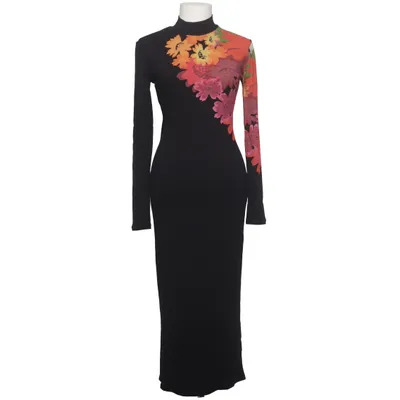 Maxi dress (Black, Multicolored) from Desigual Elastane, Viscose