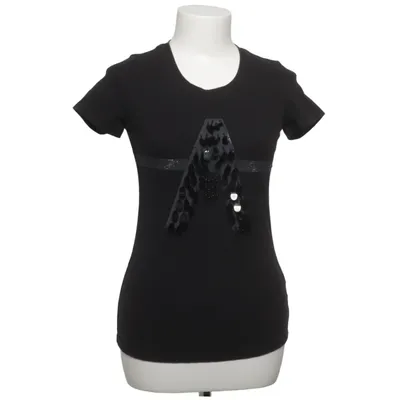 T-shirt (Noir) de J&H Fashion Coton, Élasthane