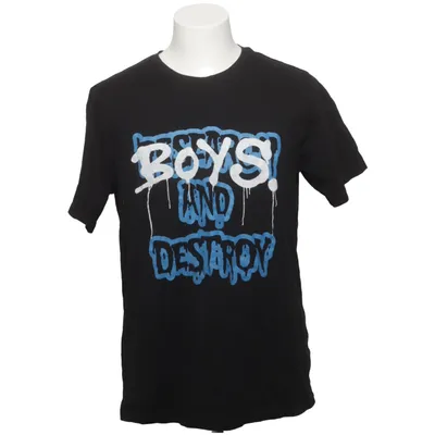 T-shirt (Sort, Blå) fra No Sweat Bomuld