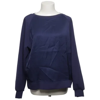 Sweatshirt (Blue) from Zero Polyester, Viscose