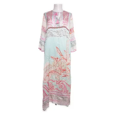 Dress (White, Multicolored) from Yippie Hippie Elastane, Viscose