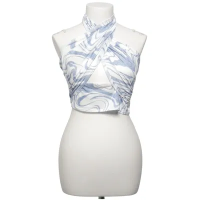 Haut dos-nu (Wrap Neck Print Top) de NLY One Élasthane, Polyester