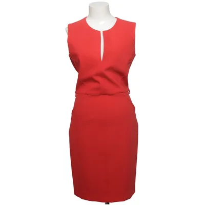 Kjole (Rød) fra Atos Lombardini Acetat, Elastan, Polyester, Viscose