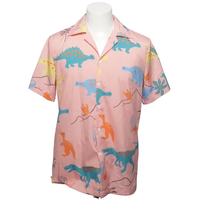 Short sleeve shirt (Pink, Multicolored) from ChArmkpR Polyester