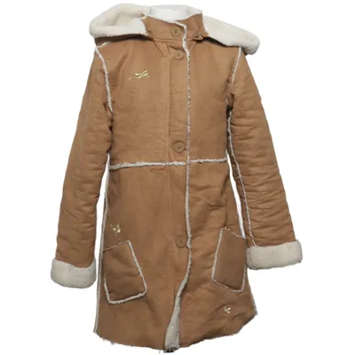 Shearling jacket (Brown, White) from Orchestra Polyester