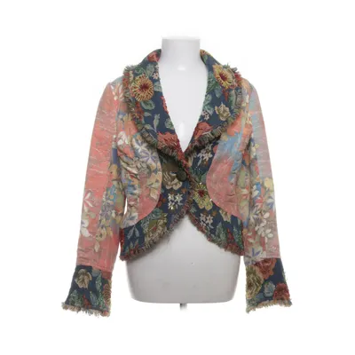Blazer (Orange, Multicolored) from Etoile Du Monde Polyester, Viscose