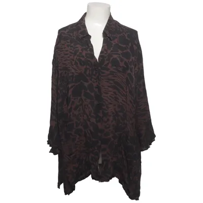 Blouse (Bruin, Zwart) van Selection by Ulla Popken Zijde