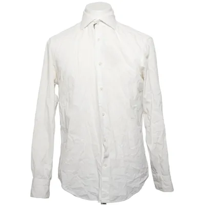 Shirt (Wit) van Boggi Milano Katoen