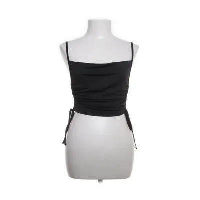 Crop top (Zwart) van Shein Elastaan, Polyester