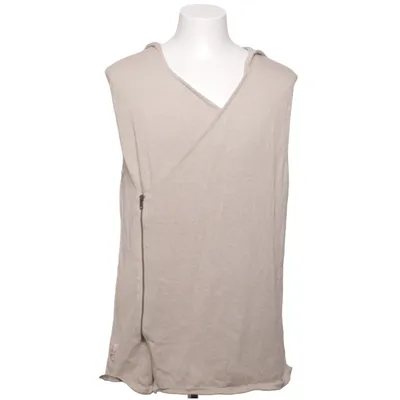 Short sleeve hoodie (Beige) from Alan Rust Cotton, Polyester