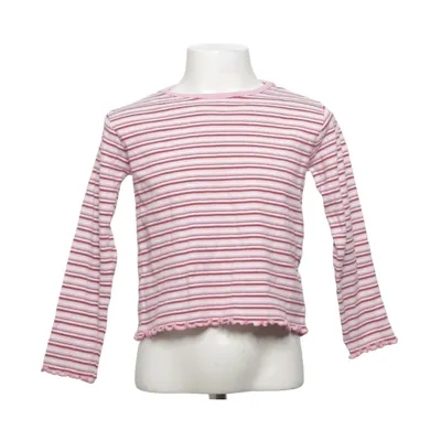 Langærmet t-shirt (Pink, Hvid) fra Kikstar Bomuld