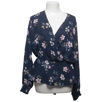 Blouse portefeuille (Bleu, Multicolore) de Soaked in Luxury Polyester