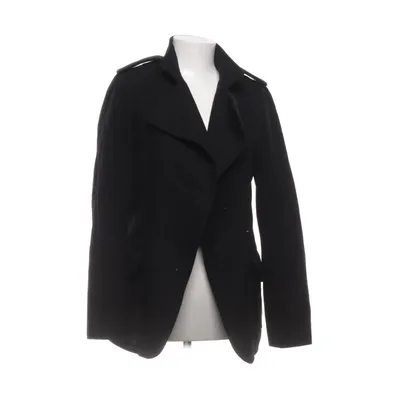 Pea coat (Black) from VILA Clothes Polyester, Viscose, Wool