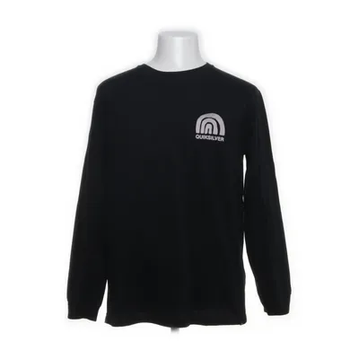 Langærmet t-shirt (Sort, Beige) fra Quiksilver Bomuld