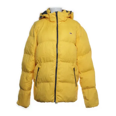 Dunjacka (Gul) från Tommy Hilfiger Jeans Bomull, Dun, Elastan, Fjädrar, Polyester