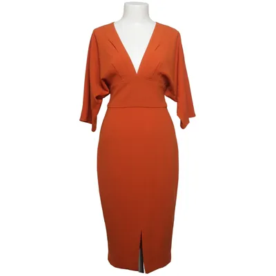 Wrap dress (Orange) from V by Very Elastane, Polyester