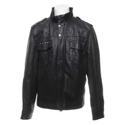 Läderjacka (Svart) från Ed Hardy by Christian Audigier Akryl, Skinn, Polyester