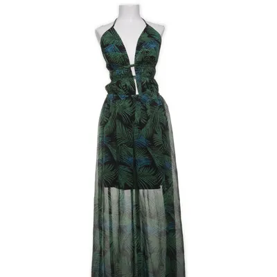 Långklänning (Grön, Blå, Svart, Flerfärgad) från Boohoo Polyester