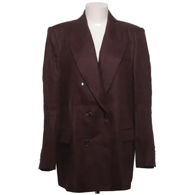 Blazer (Braun) von Zara Leinen