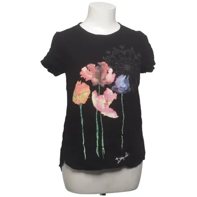 T-shirt (Black, Multicolored) from Desigual Viscose