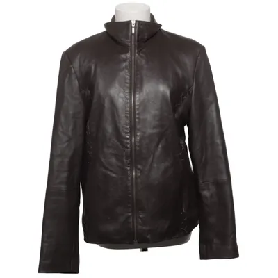 Läderjacka (Brun) från Goldstein Skinn, Polyester