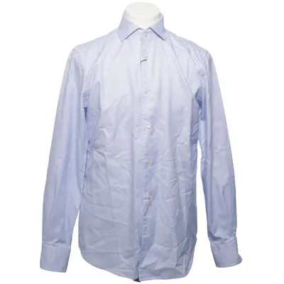 Chemise (Bleu, Blanc) de Boggi Milano Coton