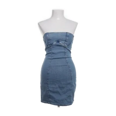Denim jurk (Blauw) van Bershka Katoen, Elastaan