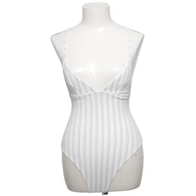 Badedragt (Hvid, Blå) fra H&M Elastan, Polyamid, Polyester
