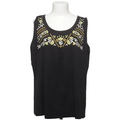 Tanktop  (Sort, Gul) fra Laura Torelli Bomuld