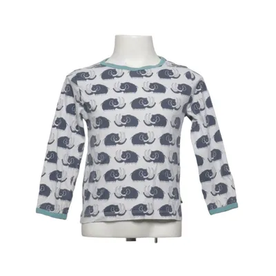 Long sleeve T-shirt (White, Blue) from Loud + Proud Organic cotton