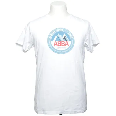T-shirt (Vit, Blå, Röd) från Abba Bomull