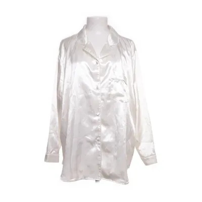 Pyjamasskjorta (Vit) från Lady Avenue Bomull, Polyester