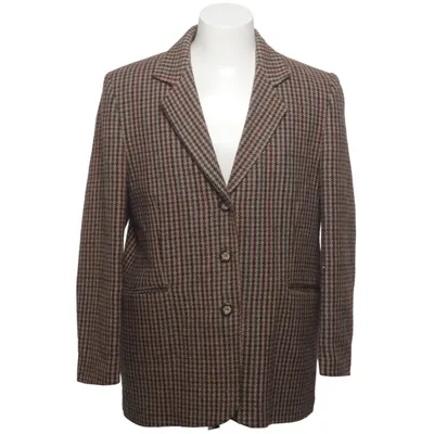 Blazer (Marron, Multicolore) de Empress Polyester, Laine