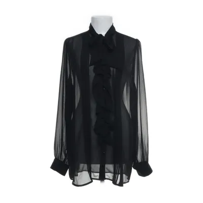 Knytblus (Svart) från Flash Classic Polyester