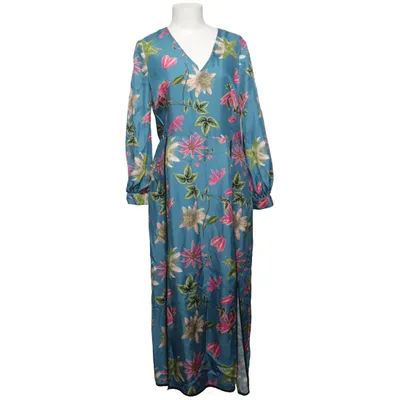 Maxi jurk (Blauw, Roze, Groen, Wit) van Iris & Ink Zijde