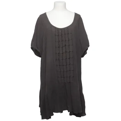Dress (Gray) from Zay Cotton, Linen, Viscose