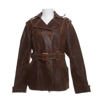 Leather jacket (Brown) from CKN of Scandinavia Leather, Polyester