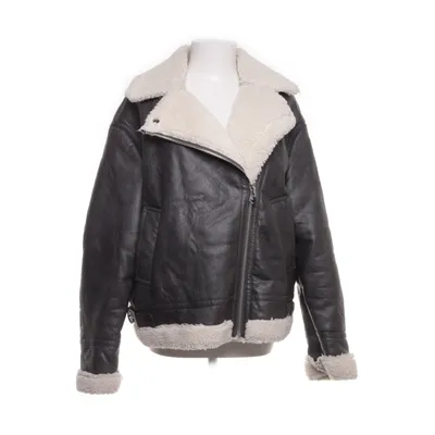 Shearlingjacka (Brun, Vit) från Bershka