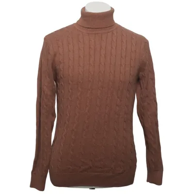 Rollkragenpullover (Braun) von John Henric Baumwolle